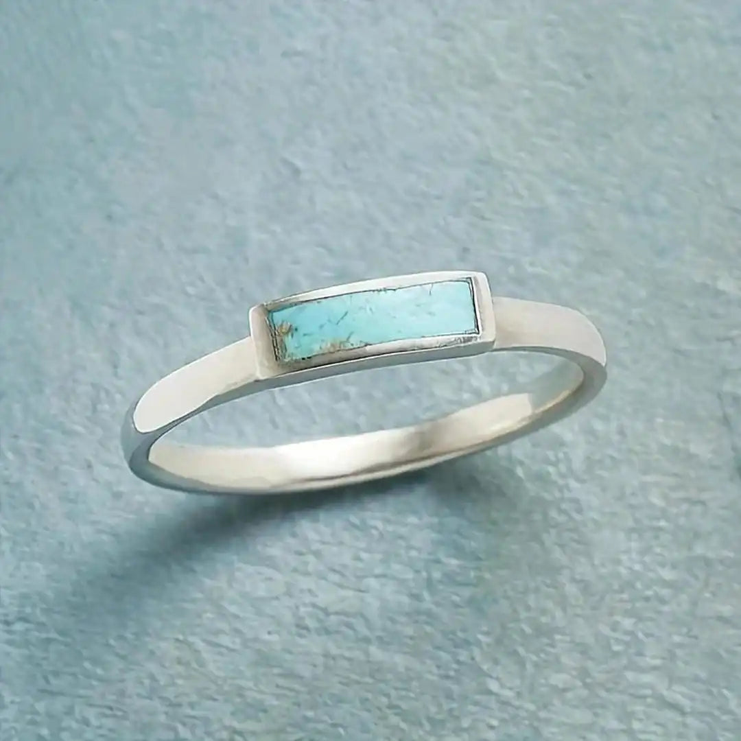 Exquisite Moss Agate Ring
