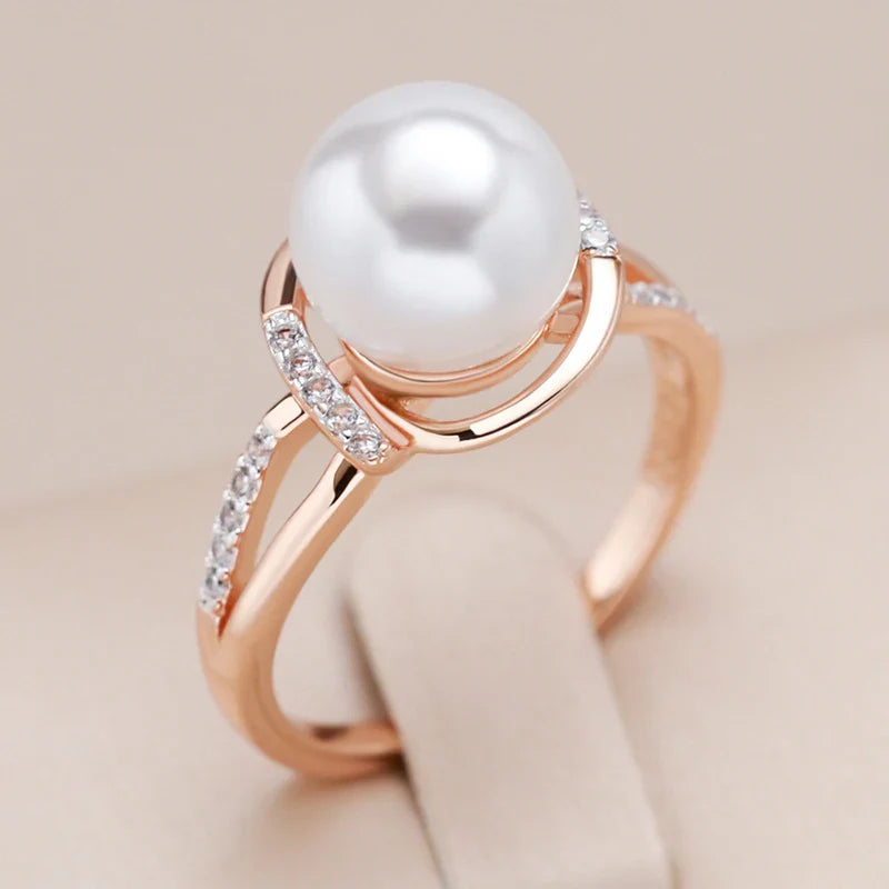 Lustrous Orb Pearl Ring