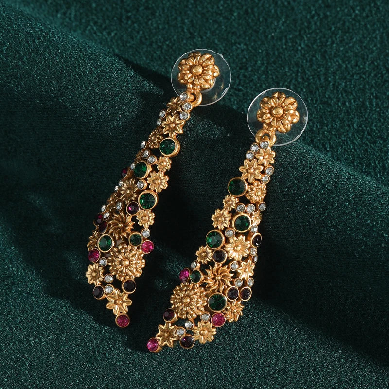 Aesthetic Floral Charm Earrings