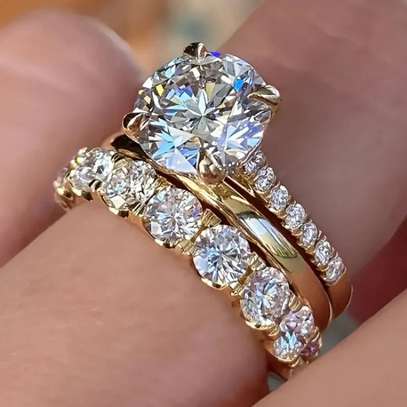 Radiance Zirconia Ring Set