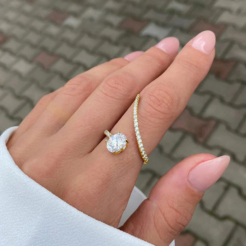 Minimalist Geometric Shaped Ring
