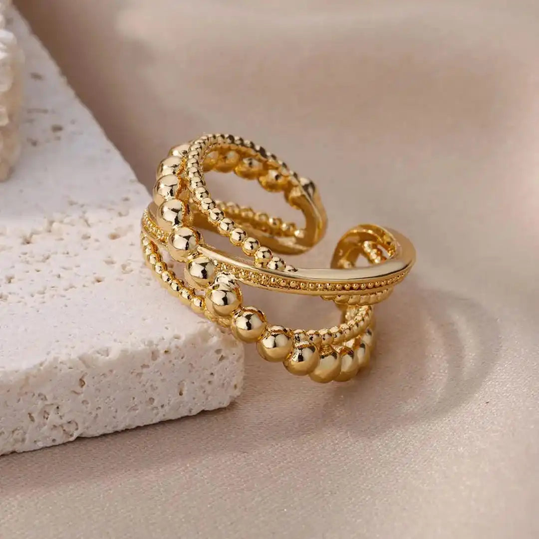 Adjustable Vintage Twist Ring