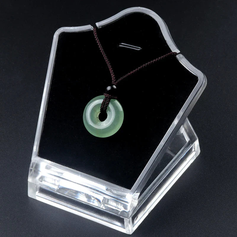 Boho Disc Jade Rope Necklace