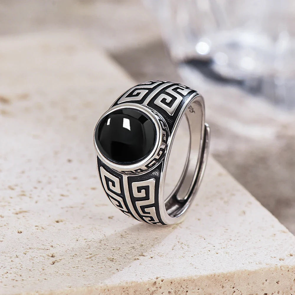 Tiger Eye Silver Ring