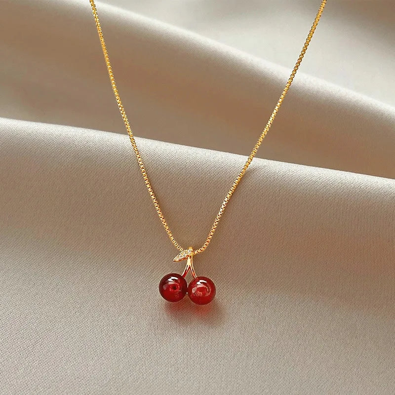 Cherry Heirloom Pendant Necklace