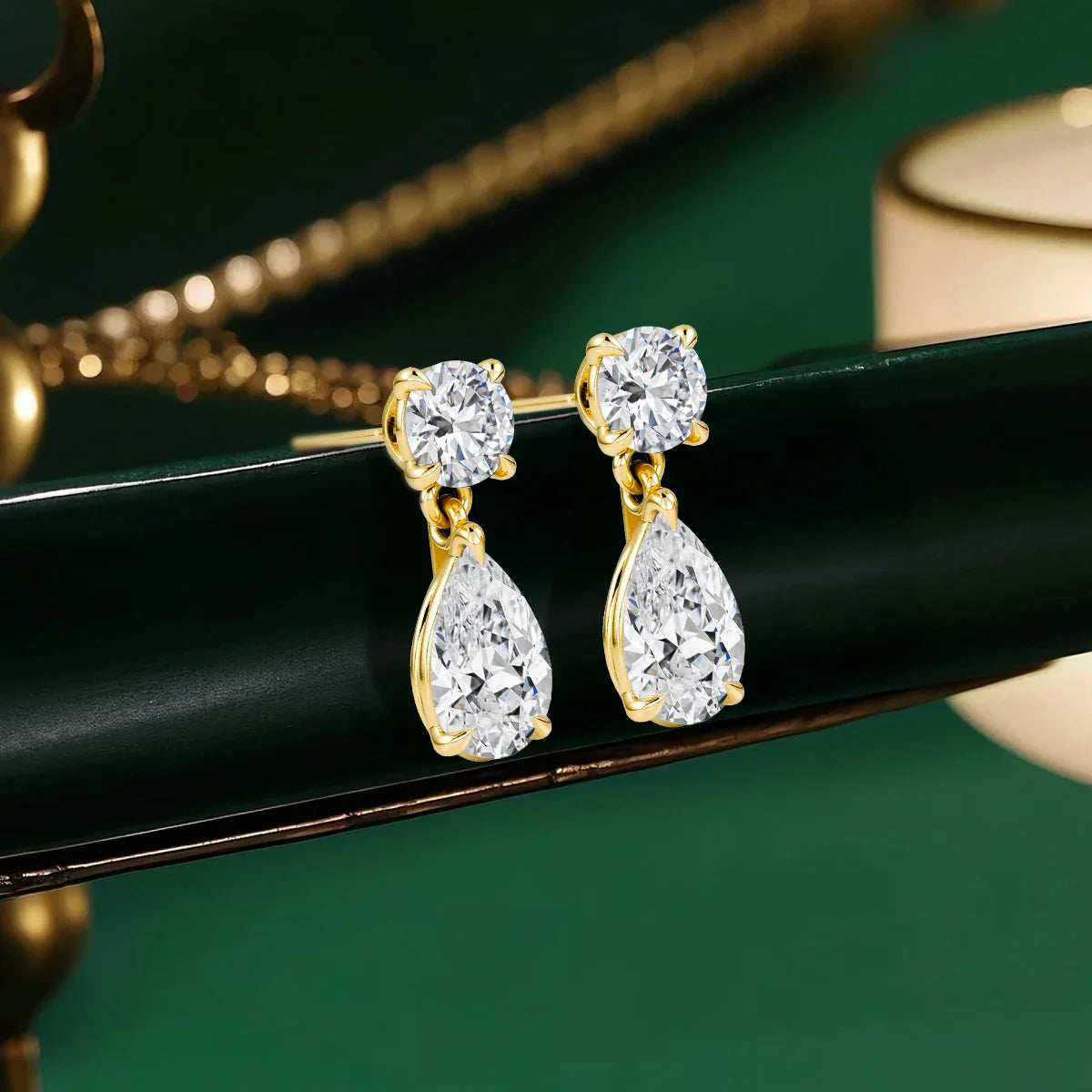 Waterdrop Moissanite Earrings