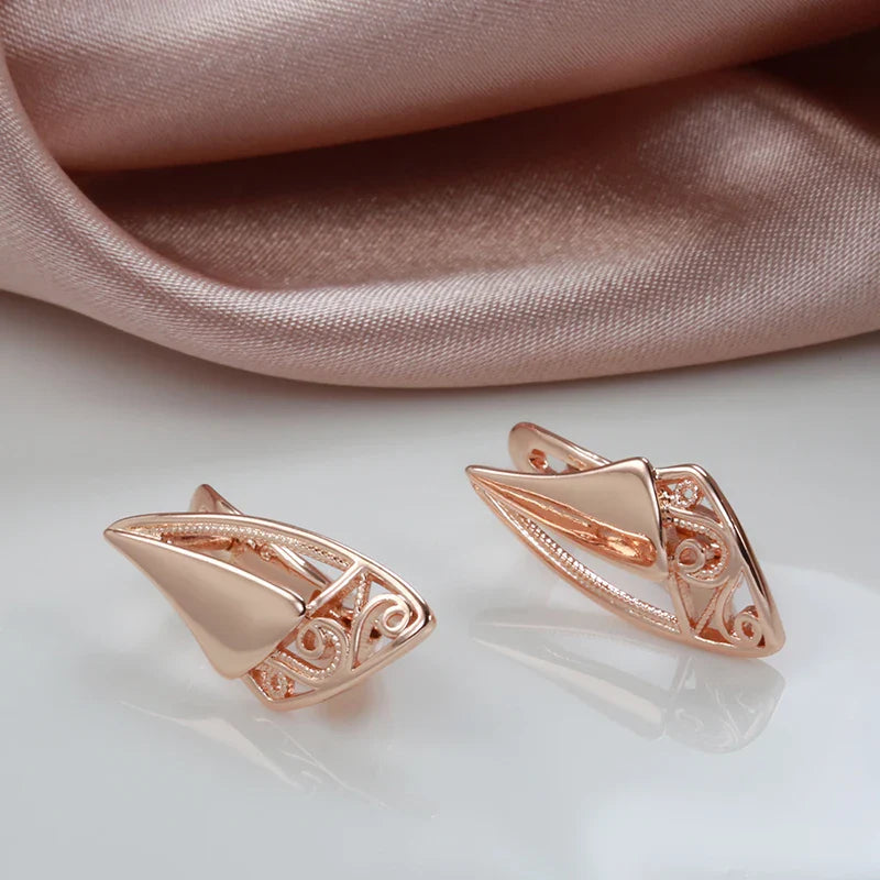 Majestic Angular Swirl Earrings