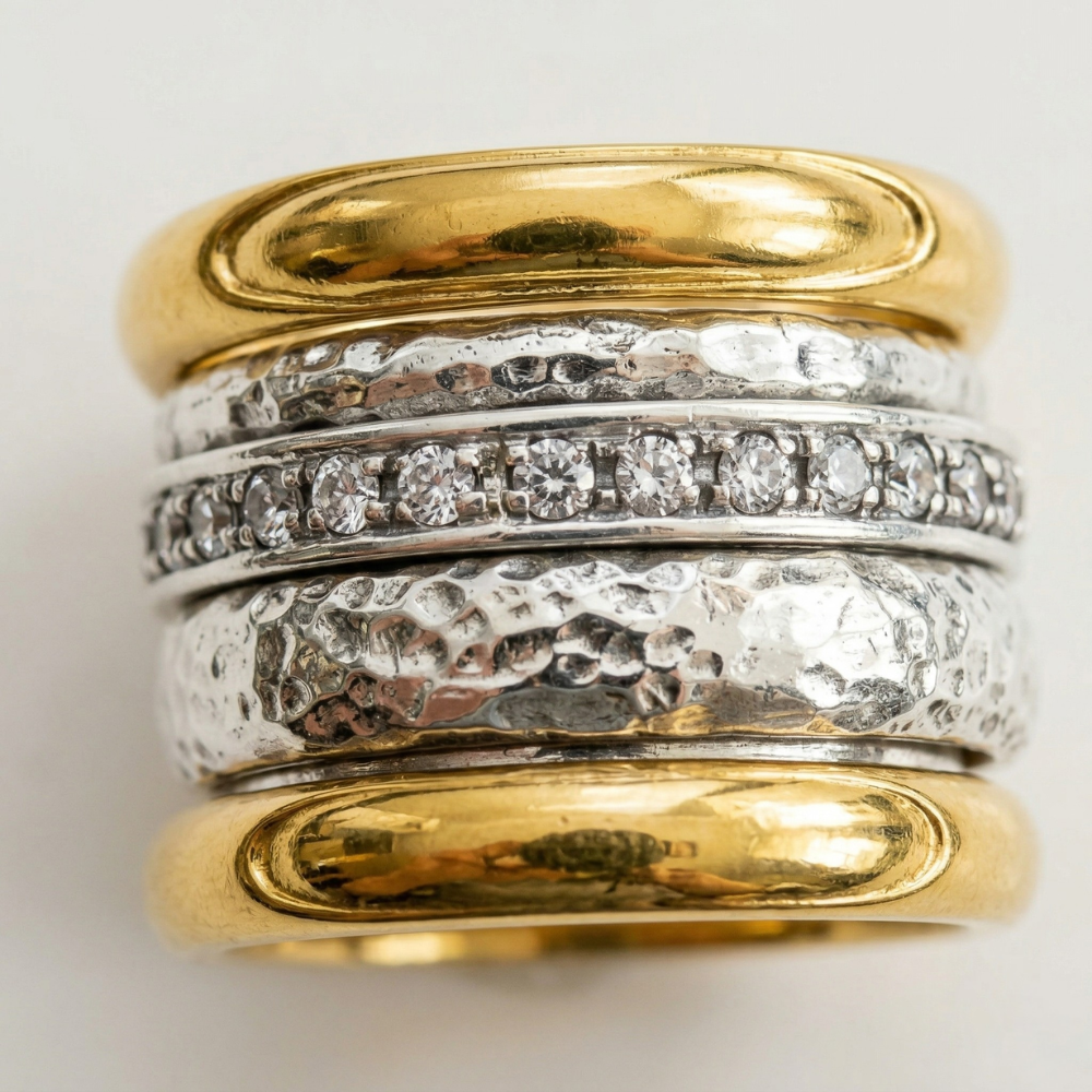 Timeless Gold Statement Band