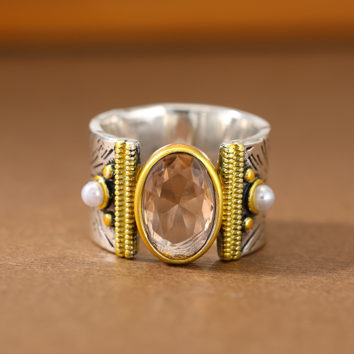 Timeless Zirconia Wide Ring