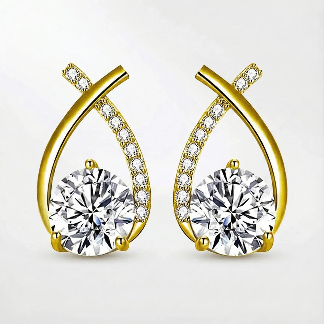 Lustrous Statement Drop Earrings