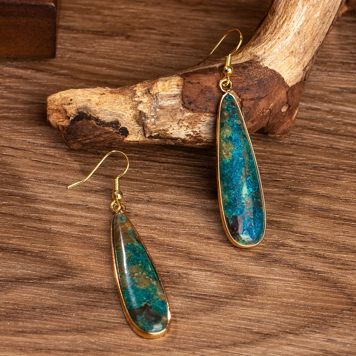 Unique Waterdrop Turquoise Earrings