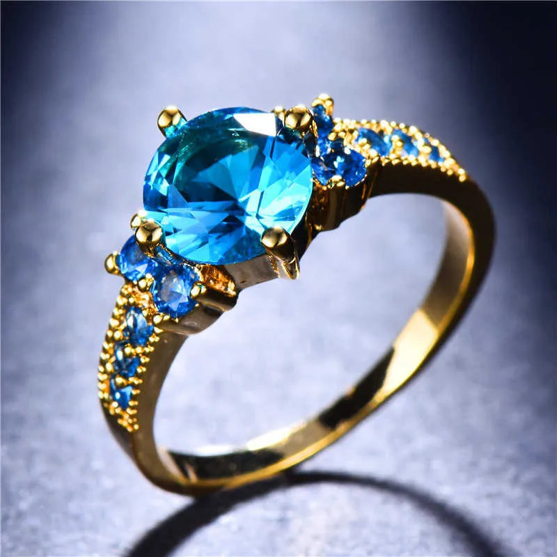 Royal Round Solitaire Accent Ring