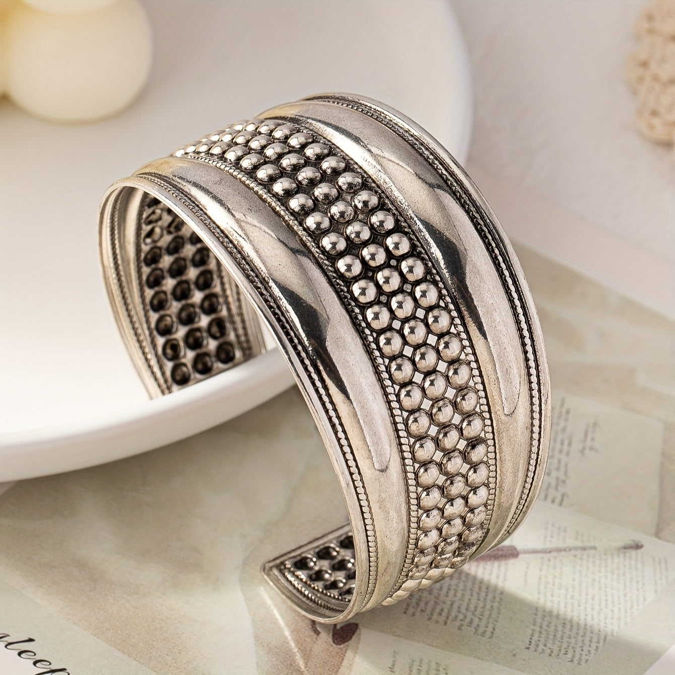 Bohemian Vintage Open Bracelet