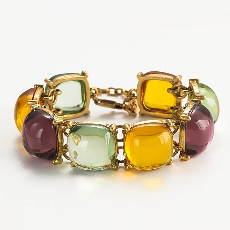 Bohemian Sunset Gem Bracelet