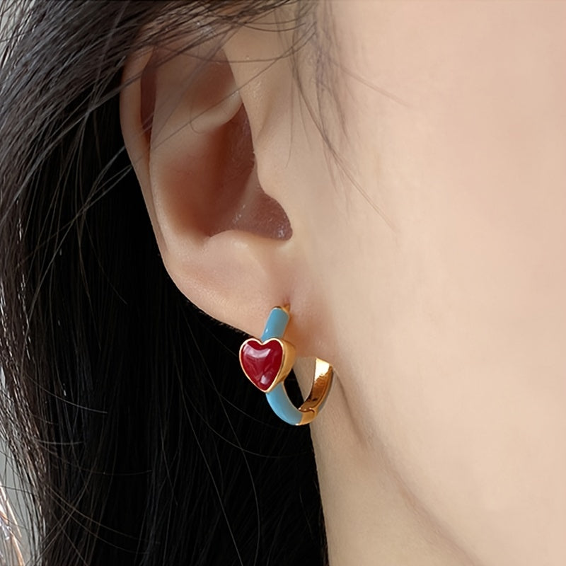 Vintage Drop Love Earrings