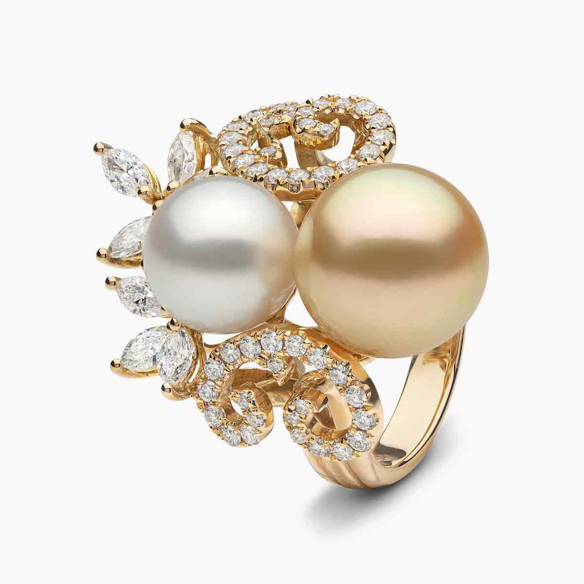 Champagne Gala Pearl Ring