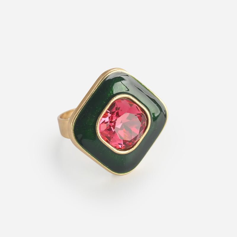Crimson Noel Elegance Ring