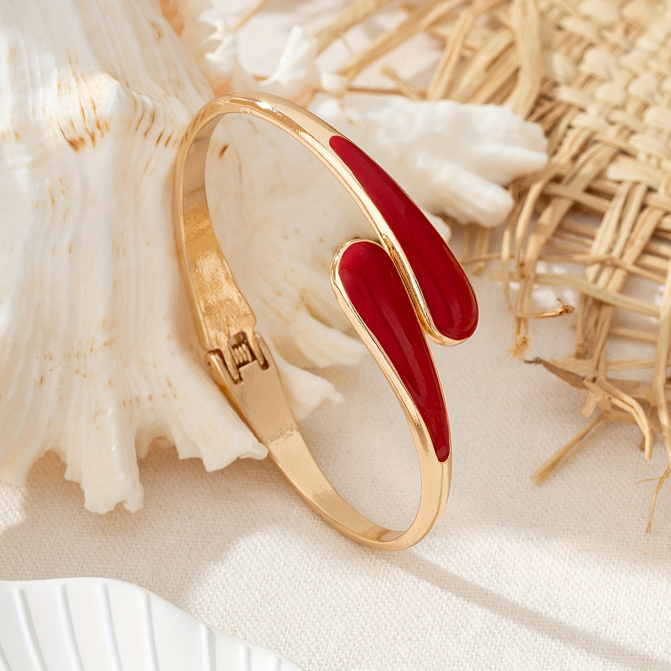 Enamel Glaze Teardrop Bracelet