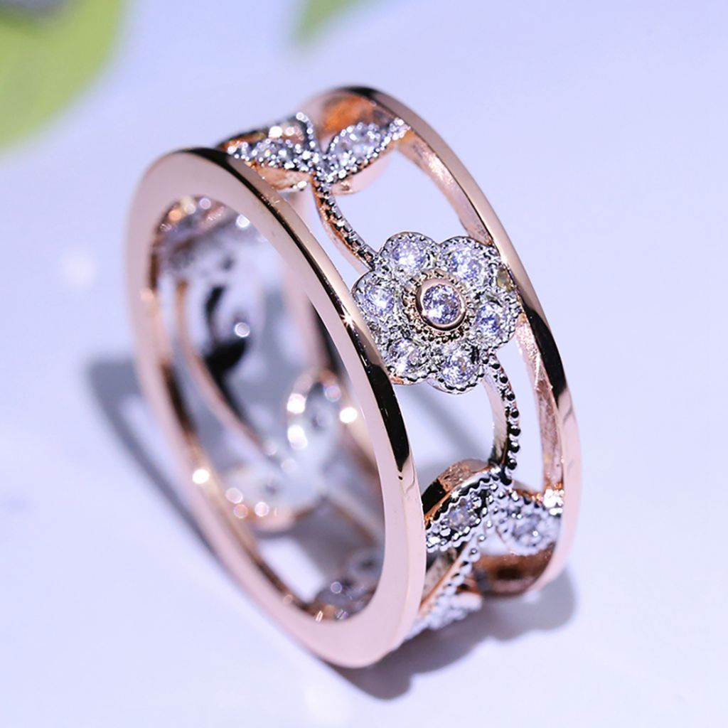Radiant Rose Bloom Ring