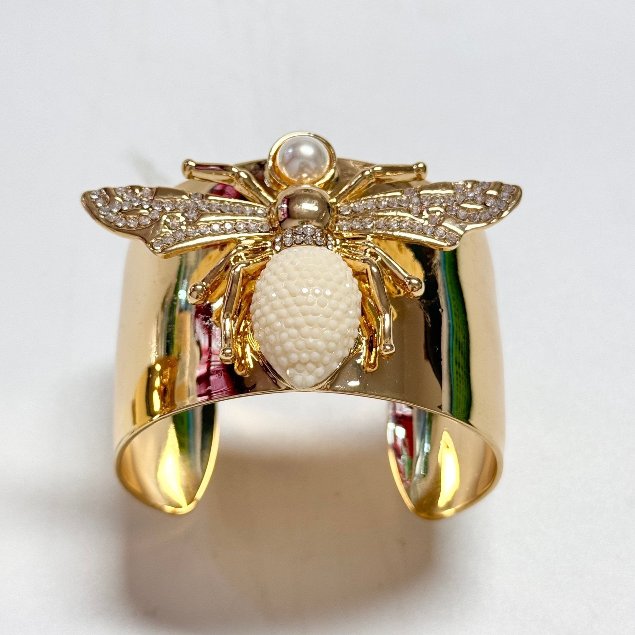 Empress Bee Golden Cuff