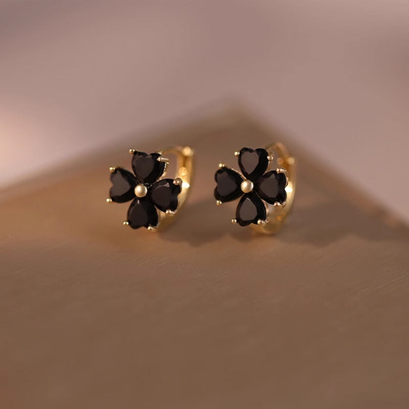 Exquisite Flower Stud Earrings