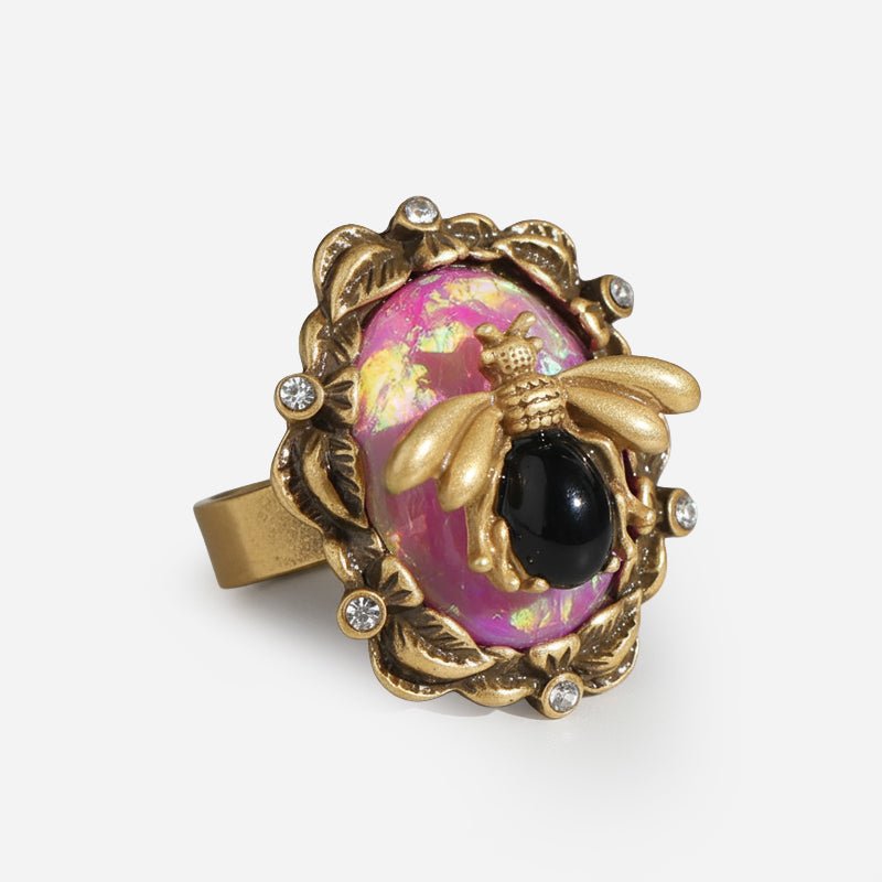 Gilded Bee Reverie Ring