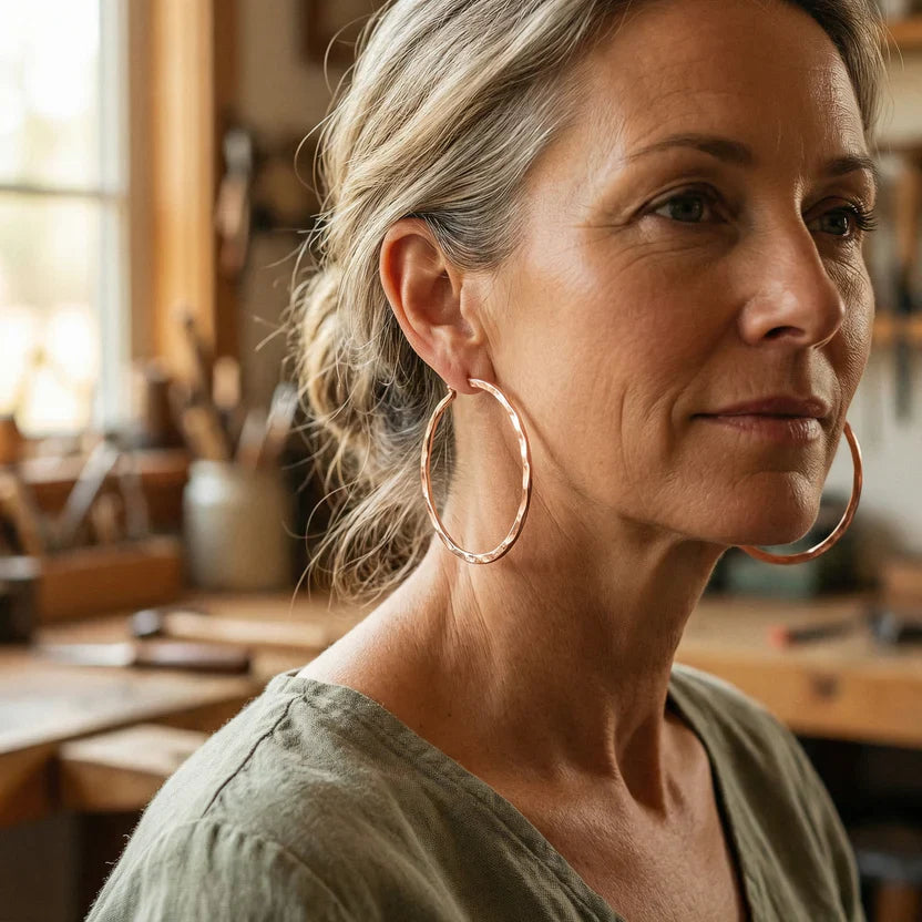 Prestige Willow Copper Earrings