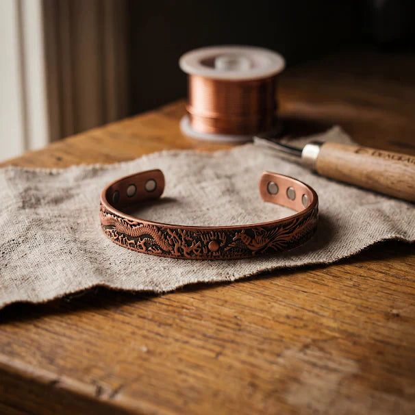 Rustic Loam Copper Bracelet