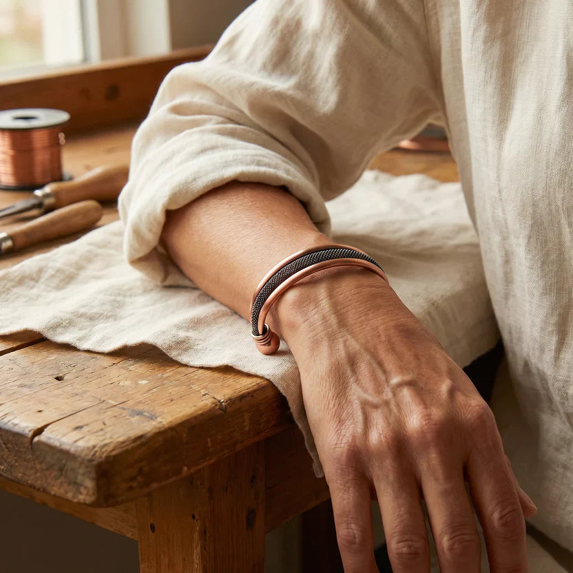 Canyon Cairn Copper Bracelet