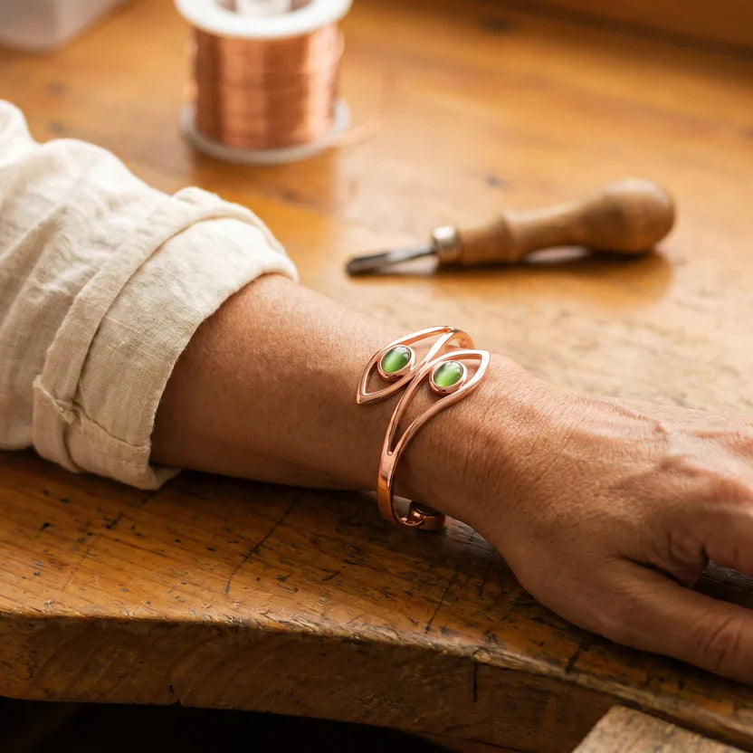 Opal Serenity Copper Bracelet
