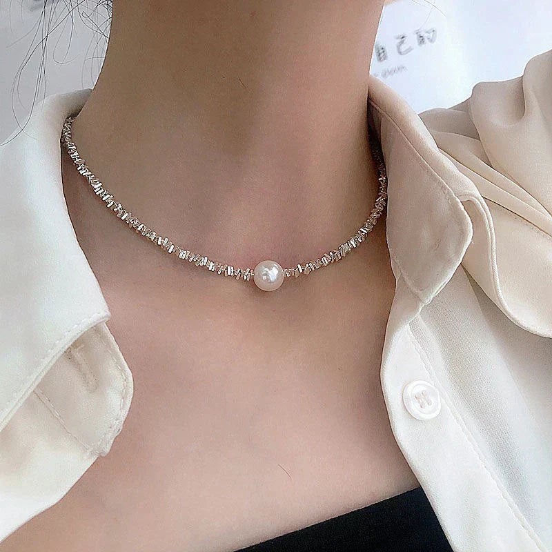 Pearl Splendor Gold Necklace