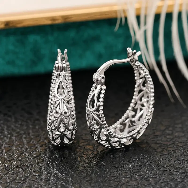 Basket Filigree Gold Earrings