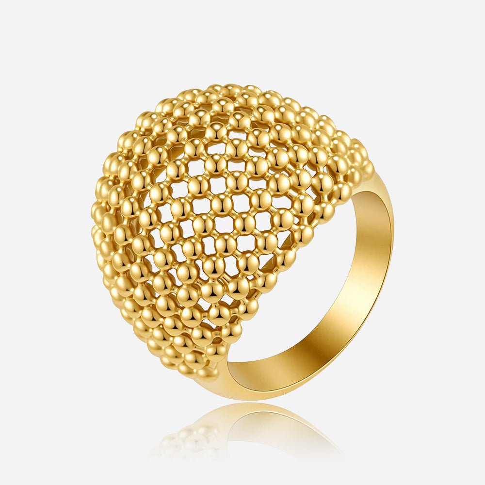 Lattice Sleek Dome Ring