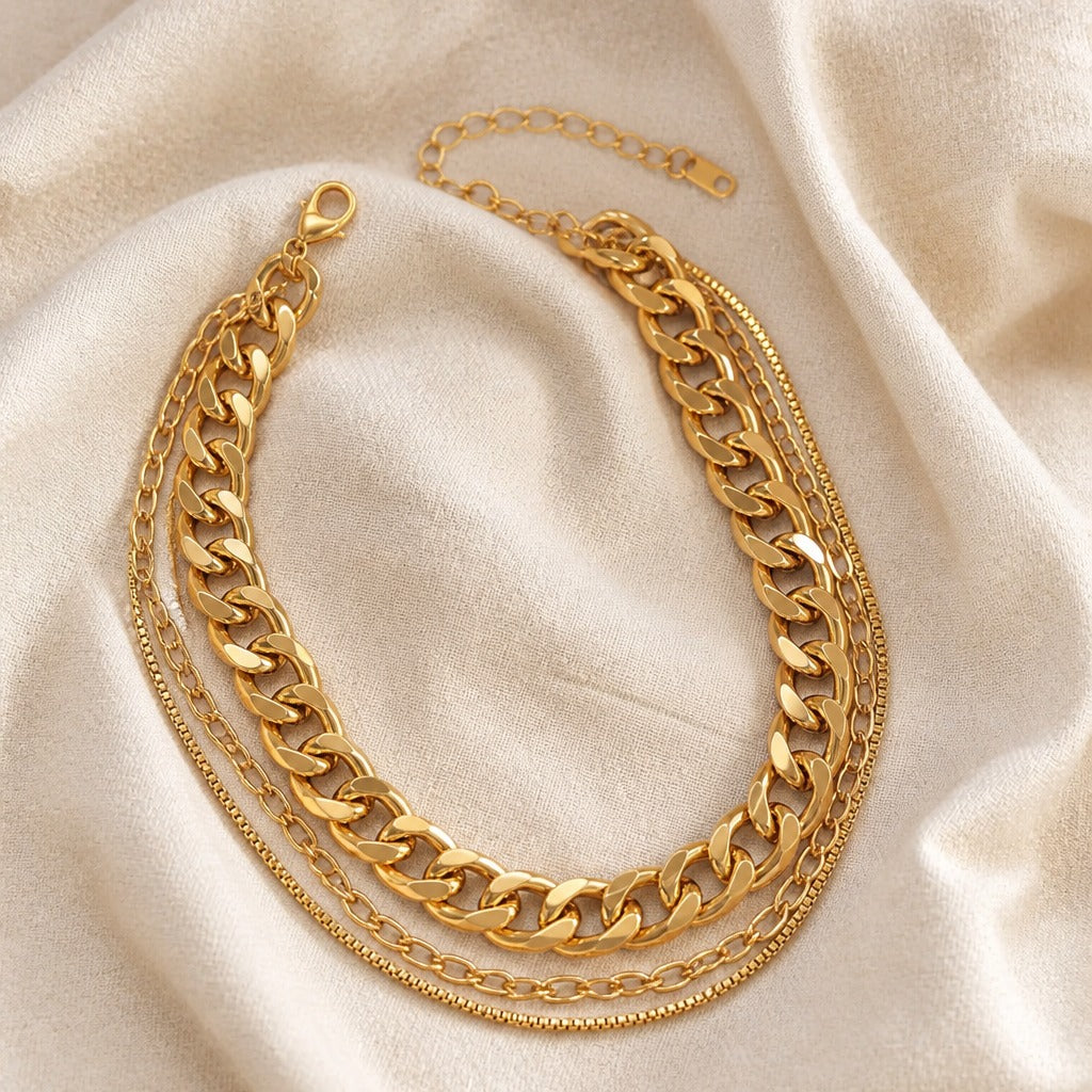 Timeless Layered Gold Necklace