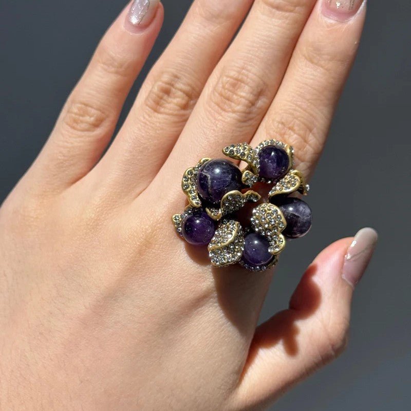 Luxe Pearl Bloom Ring