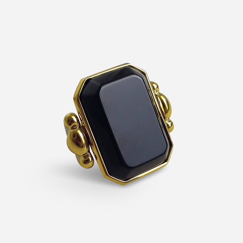 Marique French Vintage Agate Ring