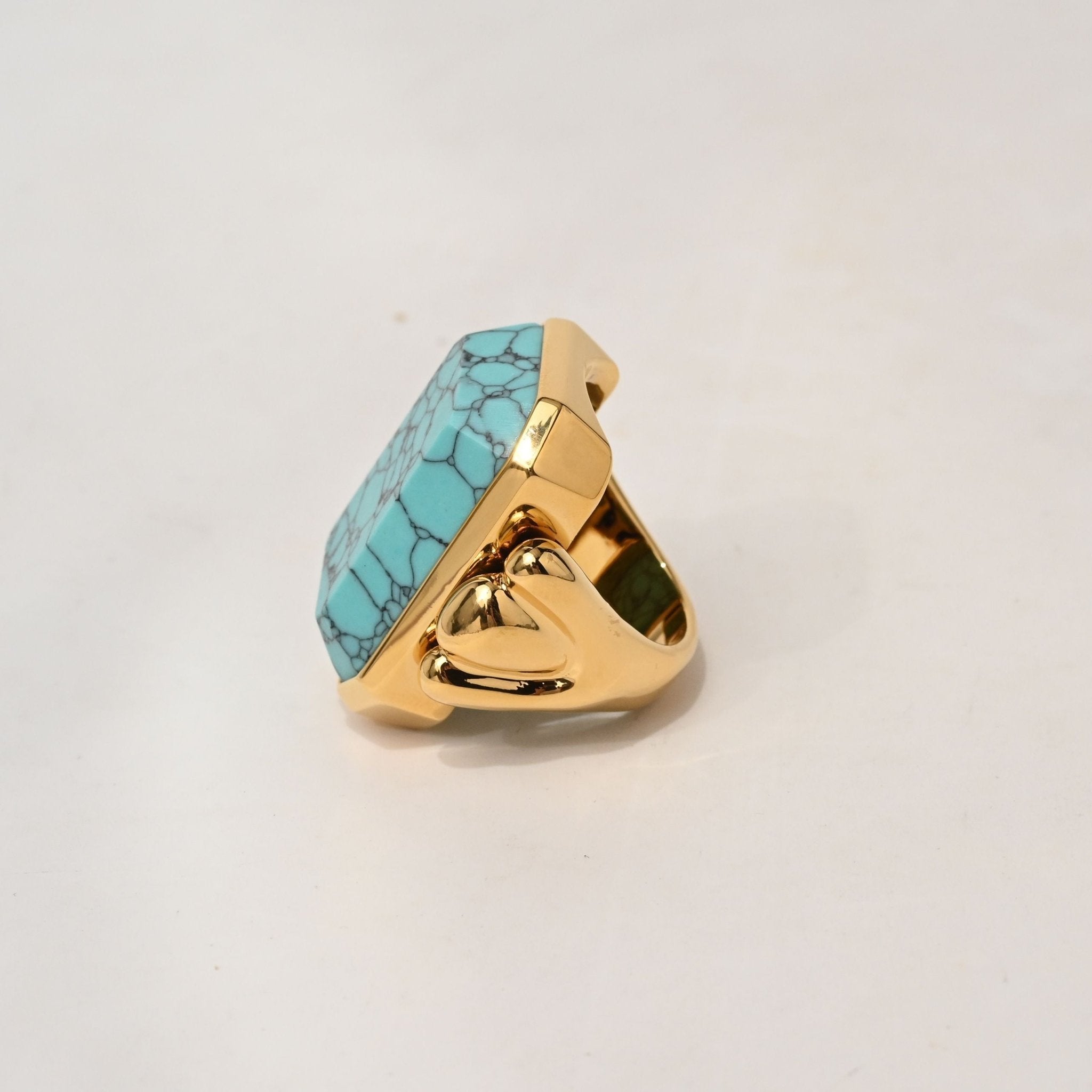 Marique French Vintage Turquoise Ring