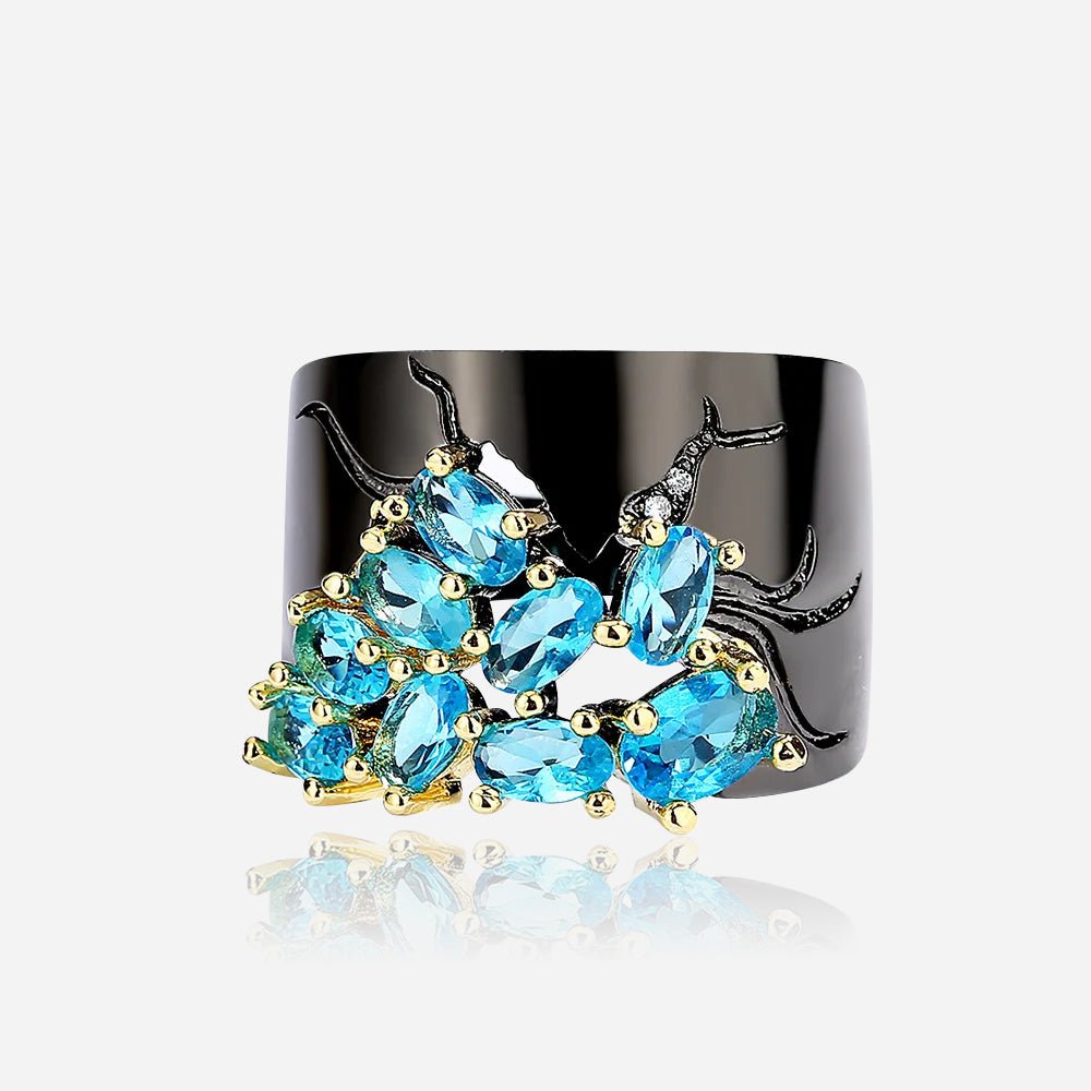 Midnight Bloom Ring