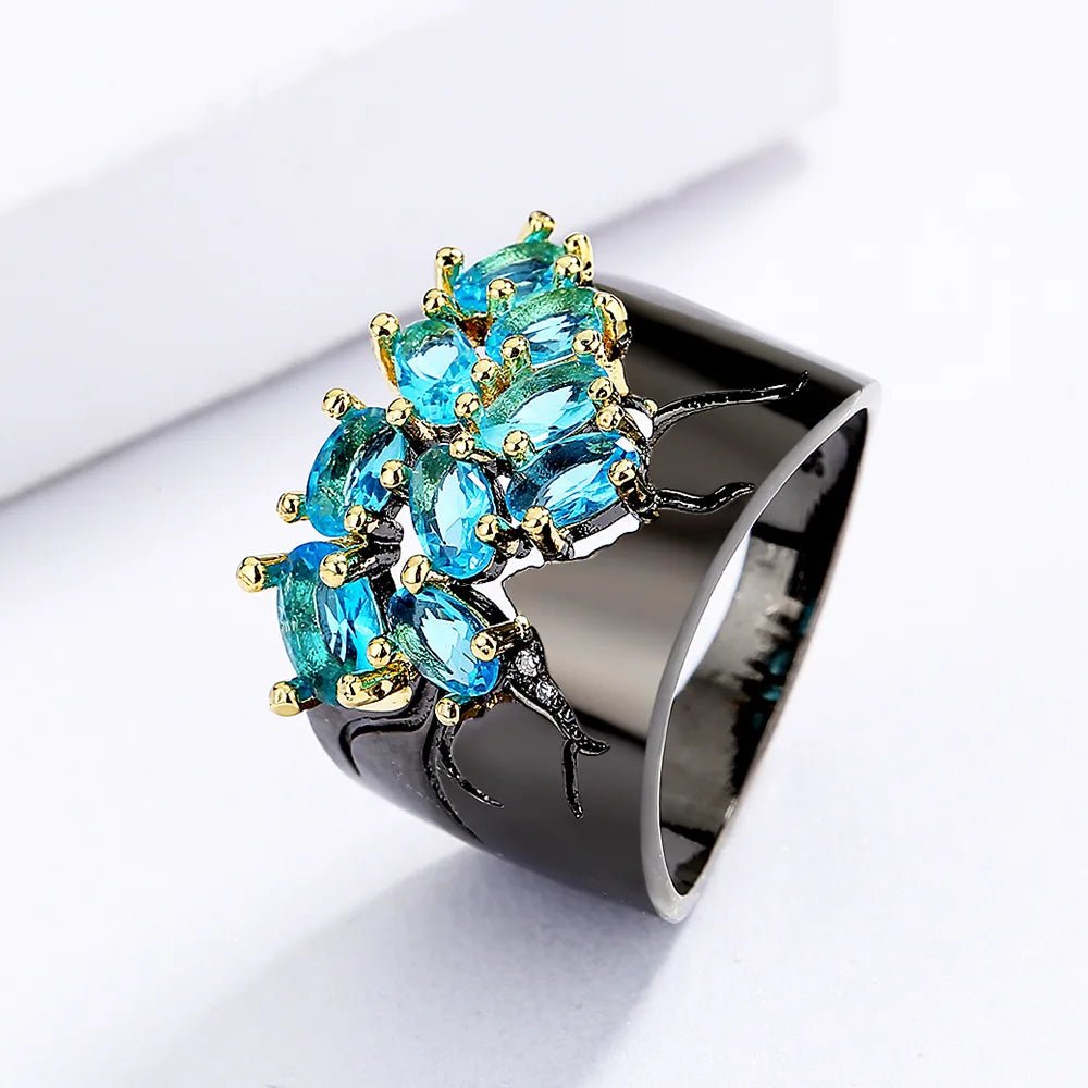 Midnight Bloom Ring