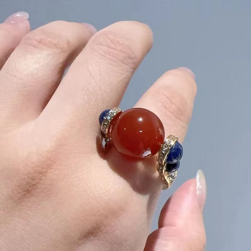 Midnight Halo Orbit Ring