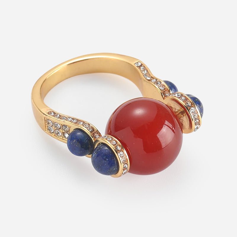 Midnight Halo Orbit Ring