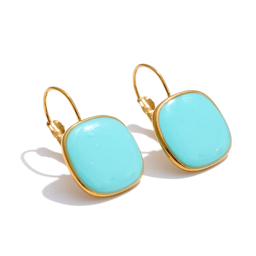 Nova Tile Drop Earrings