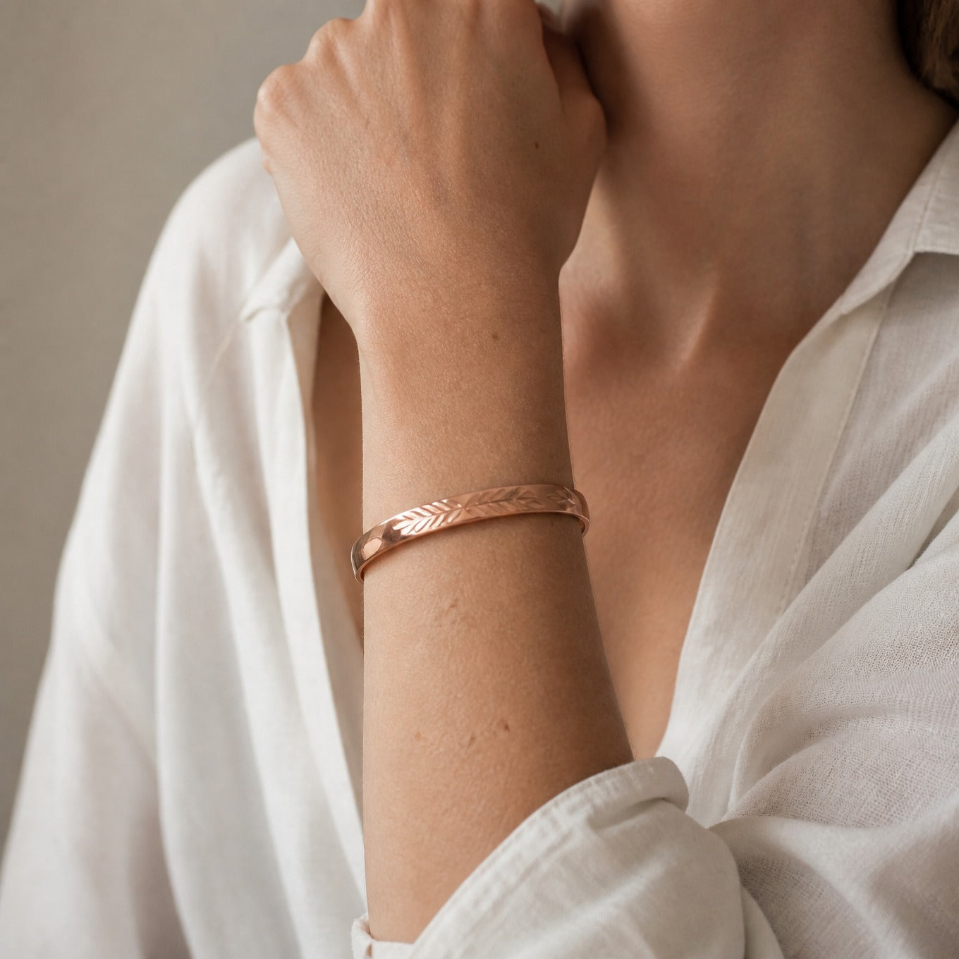 Moonlit Copper Bracelet