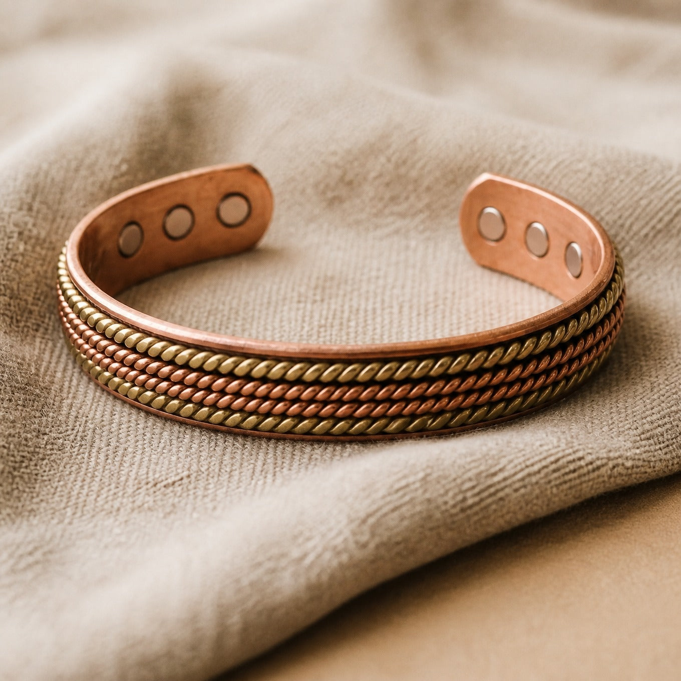 Hand-Forged Copper Bracelet