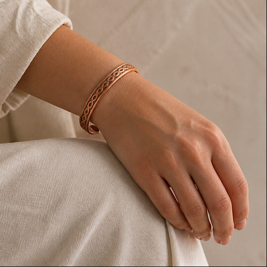 River Current Copper Bracelet