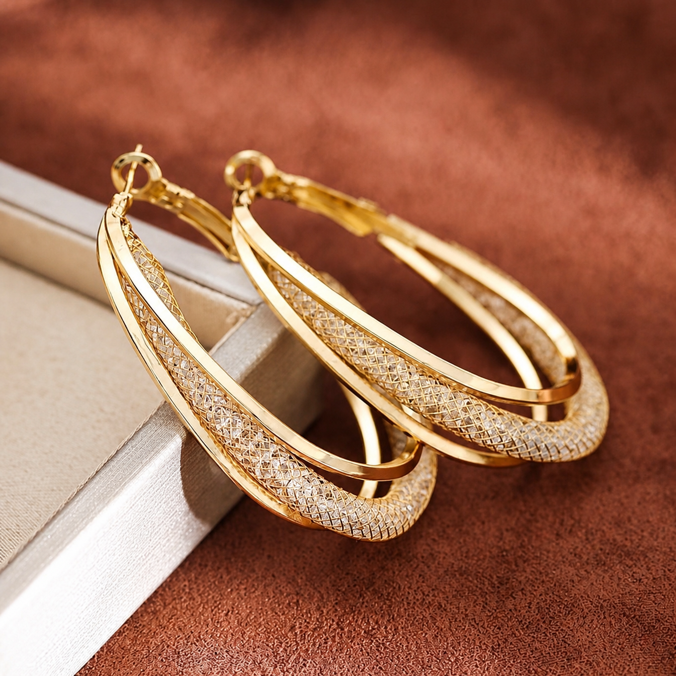 Sculpted Hoop Earrings