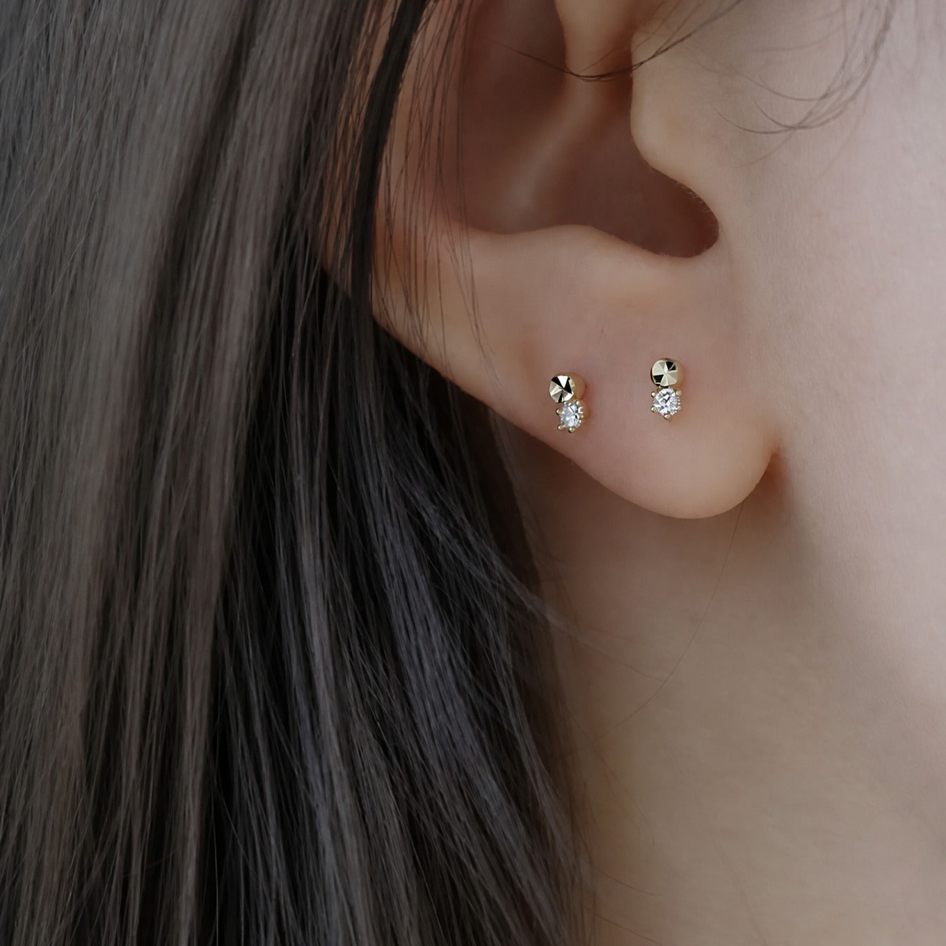 Celestial Zircon Stud Earrings
