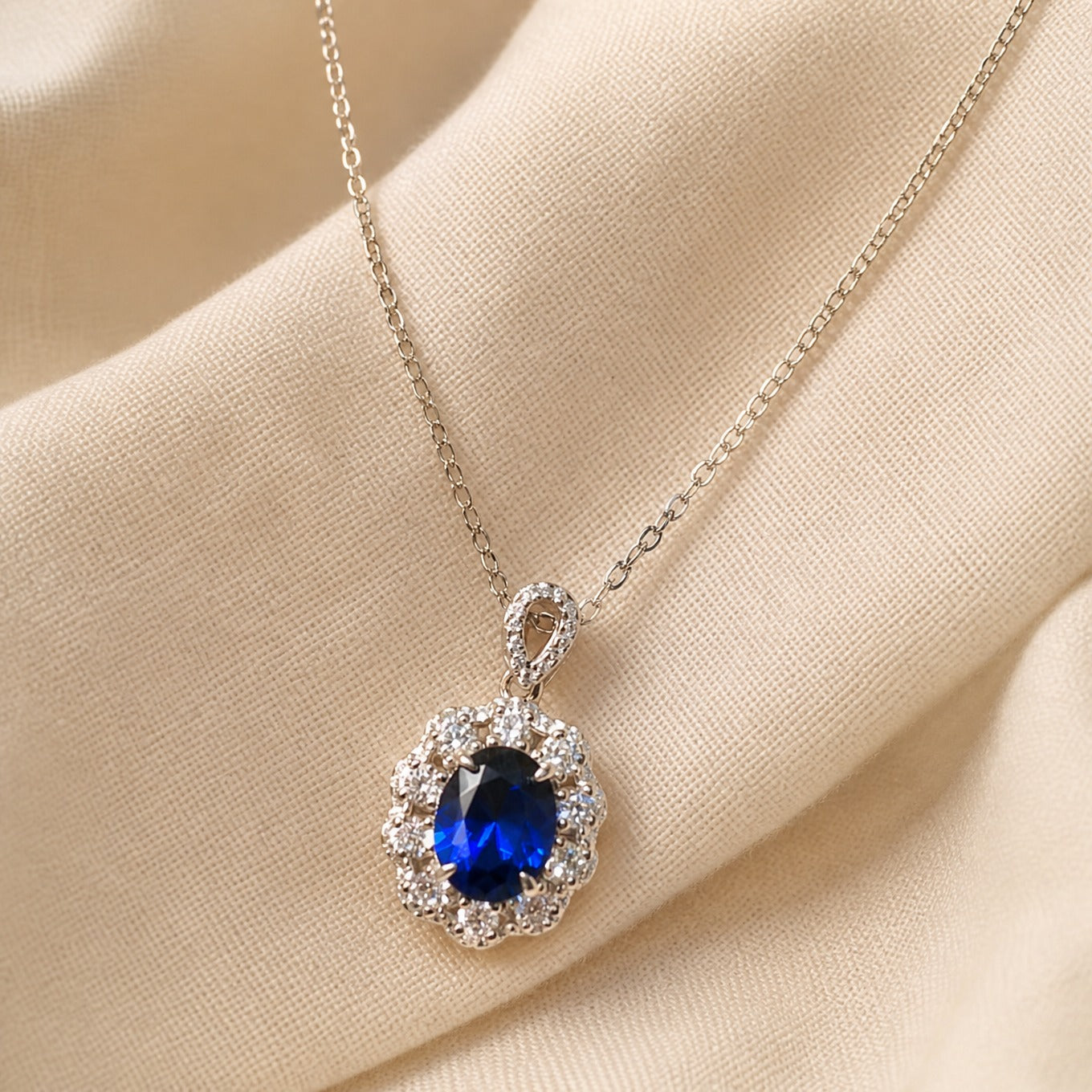 Luminous Sapphire Necklace
