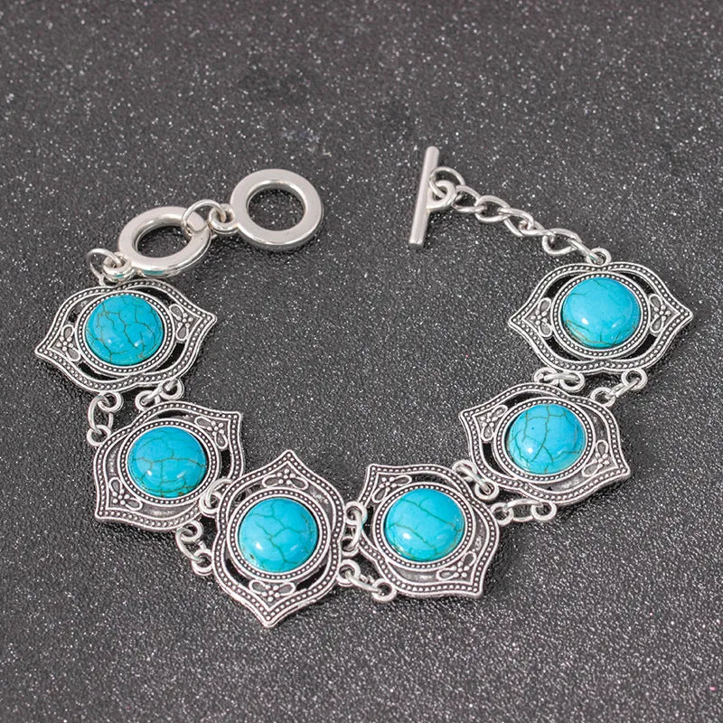 Braided Enamel Silver Bracelet