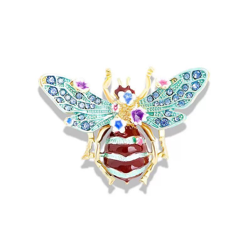 Rosegarden Bee Brooch